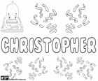 Christopher, nom d'origine grecque. Sa signification est le porteur du Christ