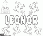 Leonor, nom d'origine incertaine. Leonor, nom en espagnol et en Portugais