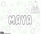 Maya, nom de diverses origines et significations. Maya, prénom féminin dans de nombreuses langues