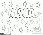 Nisha, nom d'origine hindoue. Nisha, la déesse de la nuit dans la mythologie hindoue