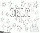 Orla, nom d'origine gaélique. Sa signification est princesse d'or