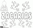 Zacarias, nom d'origine hébraïque. Zekharyah, nom de plusieurs personnages de l'ancien testament