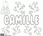 Camille, nom d'origine latine. Féminin singulier de la Latin Camillus, l'assistante du prêtre