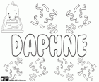 Daphné, nom d'origine grecque. Nom d'une nymphe qui fut transformée en un Laurier