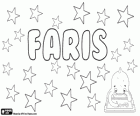 Faris, nom d'origine arabe. Sa signification est Chevalier