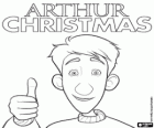 Arhur Christmas, faire le signe ok, lever le pouce