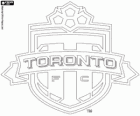 Emblème du Toronto FC, club de football professionnel à Toronto, Canada