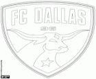 Logo du FC Dallas, équipe de football professionnel au Texas, États-Unis