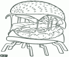Cheespider, un cheeseburger transformé en une dangereuse araignée
