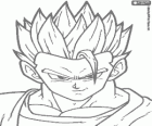 Le visage de Gohan Mystique, le Gohan définitif