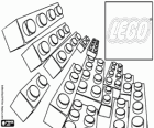 Les pièces de Lego, briques Lego