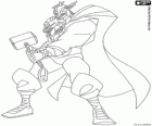 Thor avec son marteau, Avengers