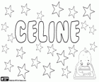 Céline, nom d'origine latine. Variante de Celeste