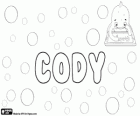 Cody, nom d'origine gaélique. Sa signification est personne utile