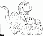 Famille de Tyrannosaurus Rex