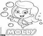 Molly la petite sirène, le leader du groupe Bubble Guppies