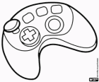 Une manette de jeu, un commande pour jeux vidéo