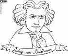 Buste de Ludwig van Beethoven. Célèbre compositeur allemand, né dans le 1770 et mort au 1827