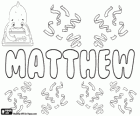 Matthew, nom d'origine hébraïque. Matityahu, nom de l'un des douze apôtres, Matthieu