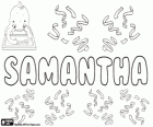 Samantha, nom d'origine incertaine. Samantha, nom dans plusieurs langues comme l'anglais, Français, allemand, néerlandais et hongrois. Variante de Samanta