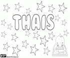 Thaïs, nom d'origine grecque. Thaïs, le nom en anglais, portugais, allemand et Français