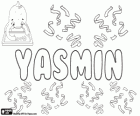 Yasmin, un nom dérivé du nom d'une fleur, le jasmin
