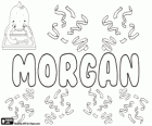 Morgan, nom d'origine celtique. Morgan est un nom utilisé pour femme et homme en diverses langues