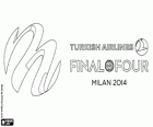 Logo Milan 2014 Final Four de l'Euroleague Basketball