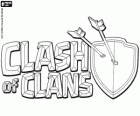 Logo du jeu vidéo multijoueur Clash of Clans