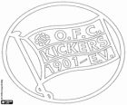 Insigne de Kickers Offenbach, allemand de football de la ville d'Offenbach am Main, Hessen