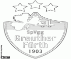 Insigne du SpVgg Greuther Fürth, club de sport de la ville bavaroise de Fürth