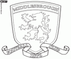 Emblème du Middlesbrough Football Club, le Boro