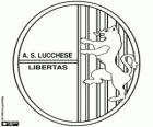 Insigne de l'AS Lucchese Libertas 1905, club de football de la ville de Lucca, Toscane