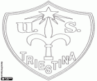 Insigne de l'Unione Triestina SSD, club de football basé à Trieste, ville de la région Frioul-Vénétie Julienne