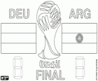 Allemagne vs Argentine. Finale de Coupe du Monde FIFA Brésil 2014. Stade du Maracanã, Rio de Janeiro, le 13 juillet 2014