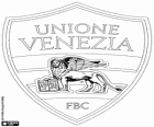 Insigne du Foot Ball Club Unione Venezia. Équipe de football de Venise, en Vénétie