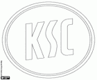Emblème du Karlsruher SC, club de sport de la ville de Karlsruhe dans le Bade-Wurtemberg