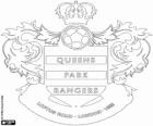 Emblème de Queens Park Rangers FC. Club de football basé à Londres avec le surnom de The Hoops
