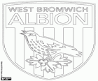 Emblème de West Bromwich Albion C.F.. Club de football de West Bromvich, également connu sous le nom de The Baggies, The Throstles