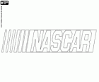 Logo de NASCAR, la plus importante compétition dans le monde avec des voitures d'usine