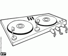 Dual platine vinyle pour DJ