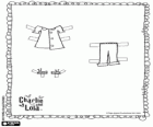 Pyjamas et chaussons de Lola. Un jeu d'habillage de Charlie et Lola
