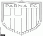 Logo de Parme FC. Club de football basé à Parme, ville d'Émilie-Romagne