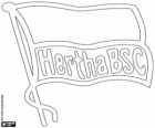 Logo du Hertha BSC Berlin, Club sportif de la capitale allemande, Berlin