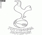 Insigne de Tottenham Hotspur C.F.. Club de football de Tottenham avec le surnom de Spurs