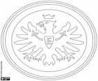 Insigne de l'Eintracht Francfort. Club sportif de Francfort-sur-le-main, Hesse