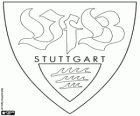 Emblème du VfB Stuttgart. Club sportif de la ville de Stuttgart, dans Bade-Wurtemberg