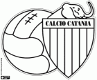 Logo de Catania Calcio. Club de football de la ville de Catane en Sicile