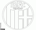 Insigne de Bologne FC 1909. Club de football de Bologne, capitale de l'Emilie-Romagne