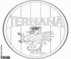 Emblème de la Ternana Calcio. Équipe de football de Terni, ville d'Ombrie